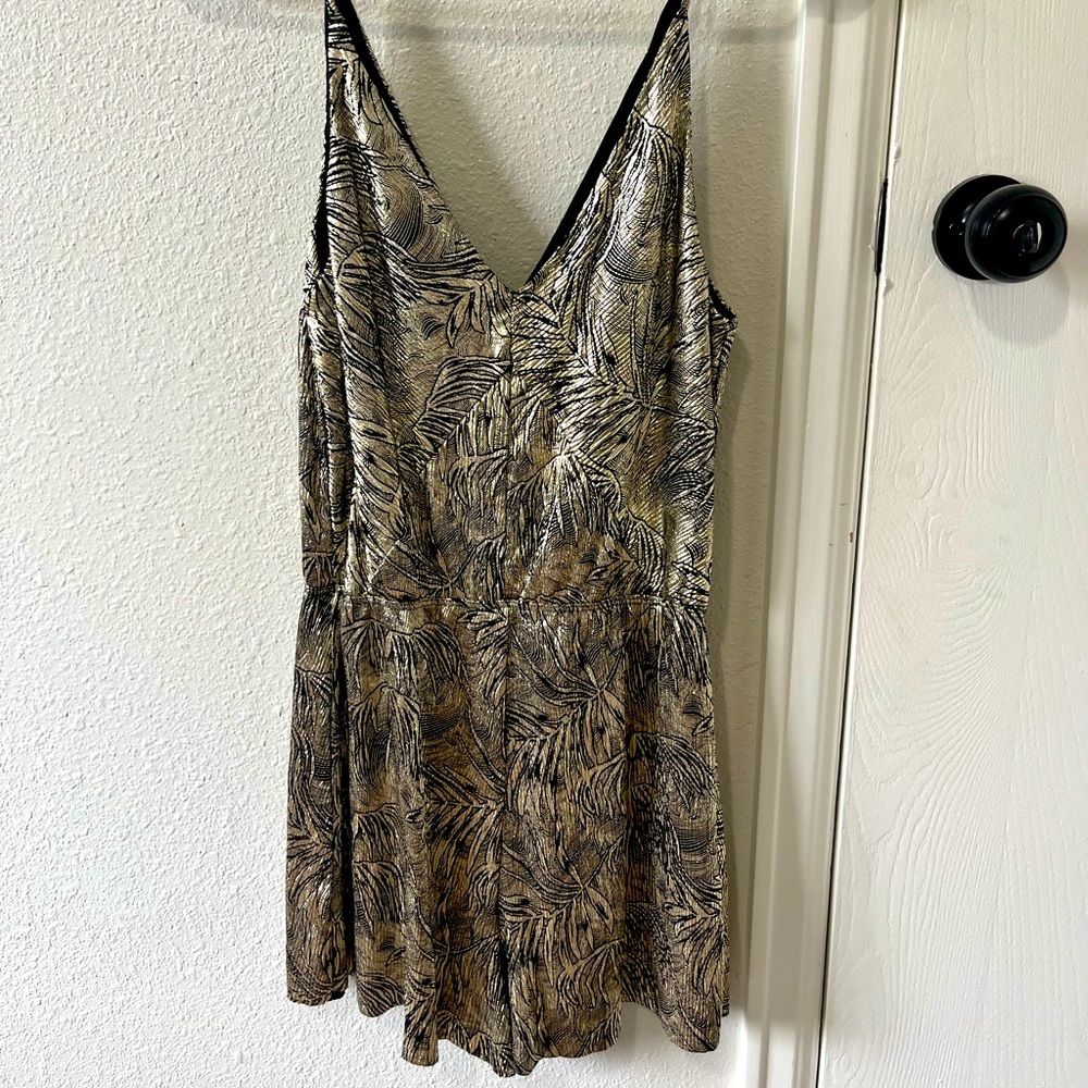 TOP SHOP SHINY ROMPER